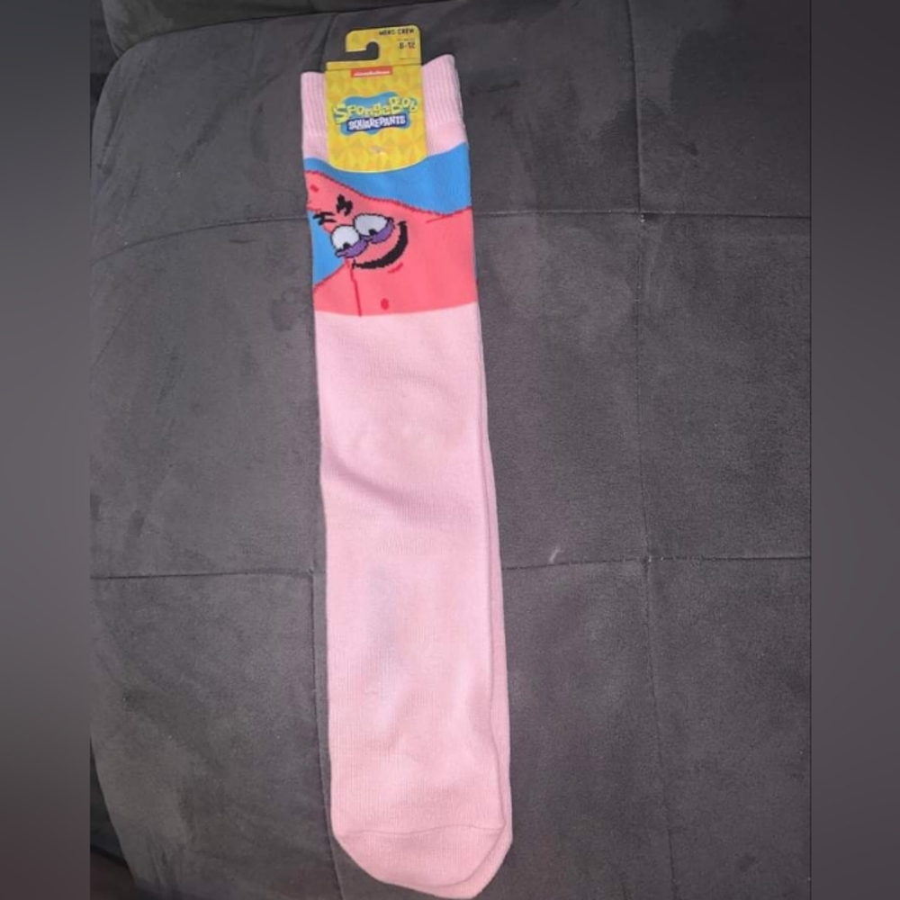 Nickelodeon Sponge Bob Men Crew Sock 8-12